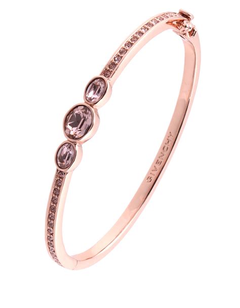 givenchy rose gold crystal bracelet|Givenchy swarovski bracelet.